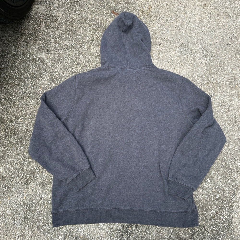 Nike The Athletic Dept Hoodie Mens XXL Charcoal Grey Pullover Swoosh Sweatshirt - Picture 6 of 6